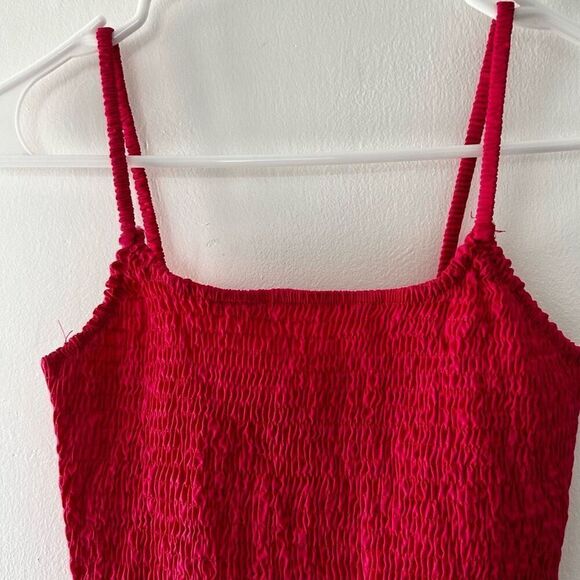 SNDYS Revolve Magenta Pink Smocked Mini Dress Size 2 Y2K Barbie Bratz - Picture 3 of 12